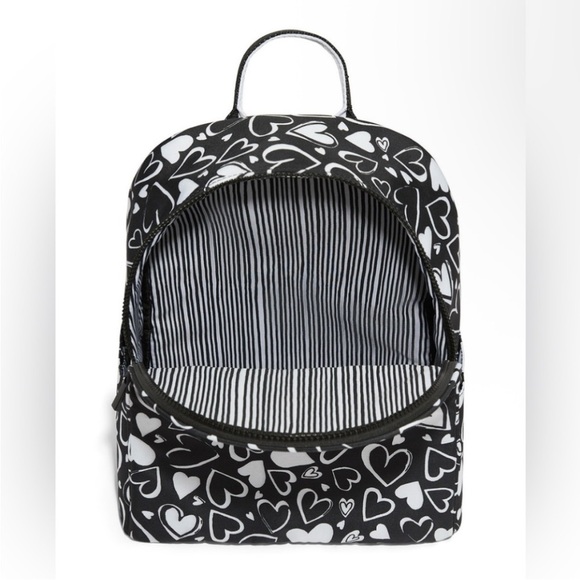 Brighton Limited Edition “Endless Love” Heart Compact Backpack Black & White NWT main image 6